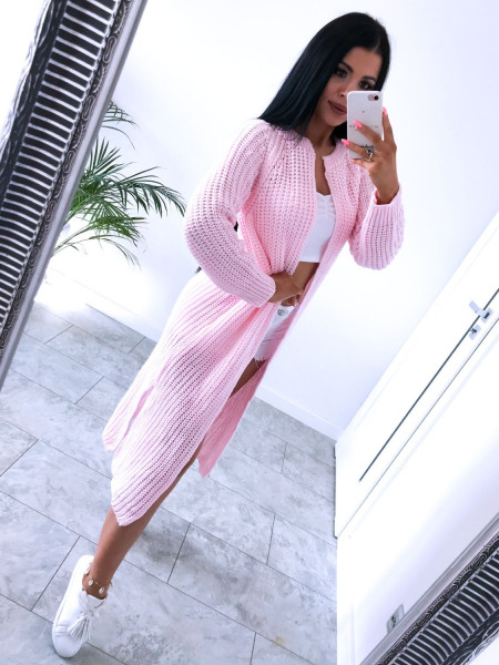 Pleciona narzutka kardigan...