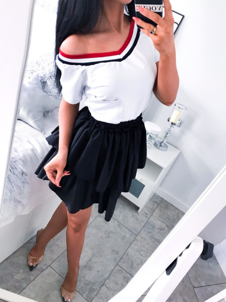 Modna bluzka z lampasem NEL 2