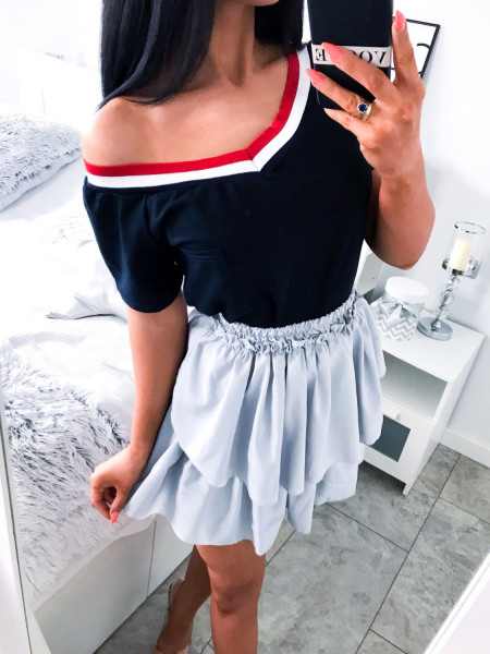 Modna bluzka z lampasem NEL 2