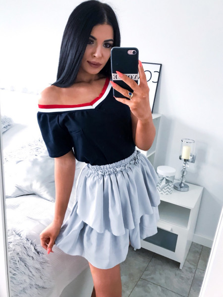 Modna bluzka z lampasem NEL