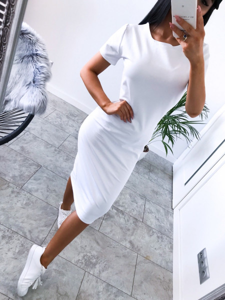 Dopasowana sukienka midi... 2