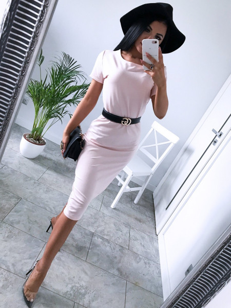 Dopasowana sukienka midi... 2