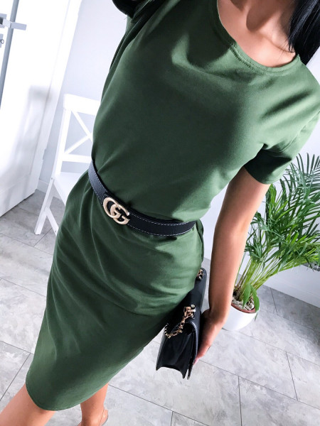 Dopasowana sukienka midi... 2