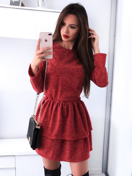 Swetrowa sukienka z...