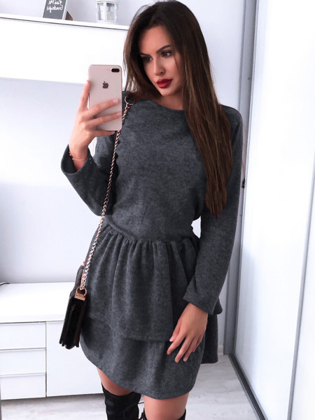 Swetrowa sukienka z...