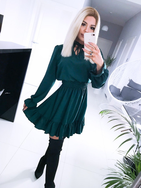 Sukienka z wiązanym... 2