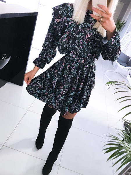 Rozkloszowana sukienka CINDY - wzór 1