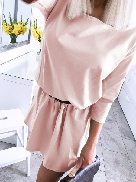 Dresowa sukienka z rozkloszowanym dołem EVELINE 2