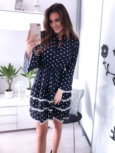 Rozkloszowana sukienka w... 2