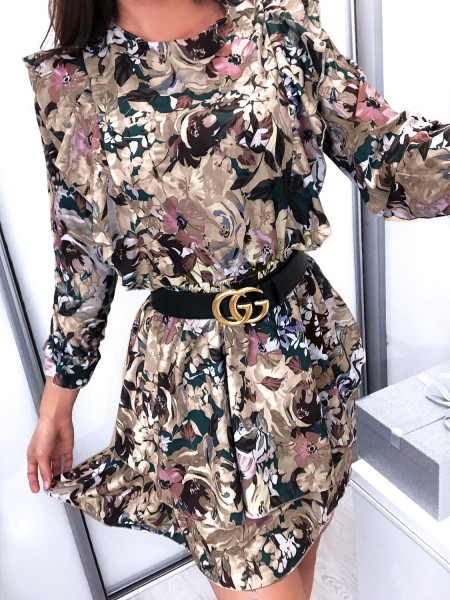 Rozkloszowana sukienka print CINDY - wzór 2