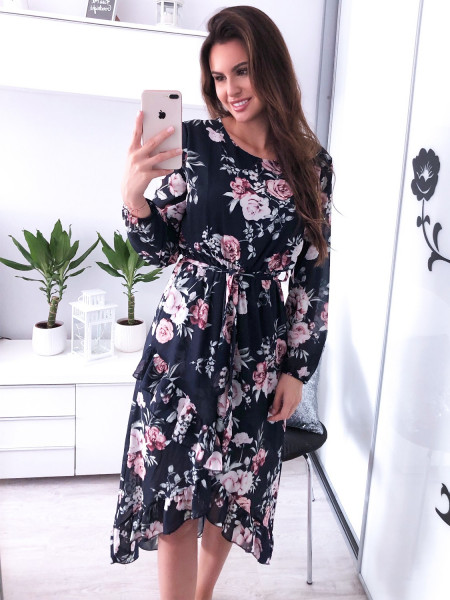 Midi sukienka w kwiaty DIYA... 2