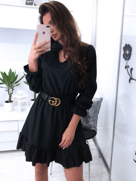 Sukienka z wiązanym... 2