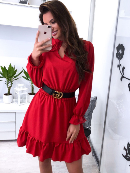 Sukienka z wiązanym... 2