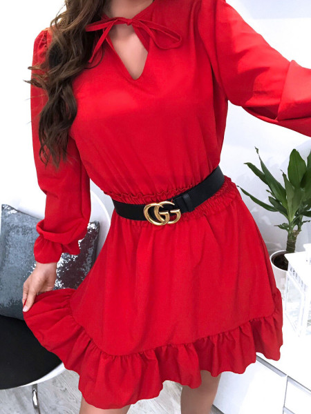 Sukienka z wiązanym...