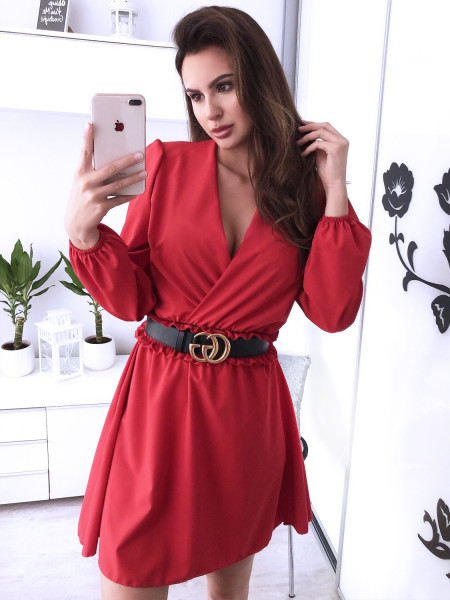 Sukienka z kopertowym... 2