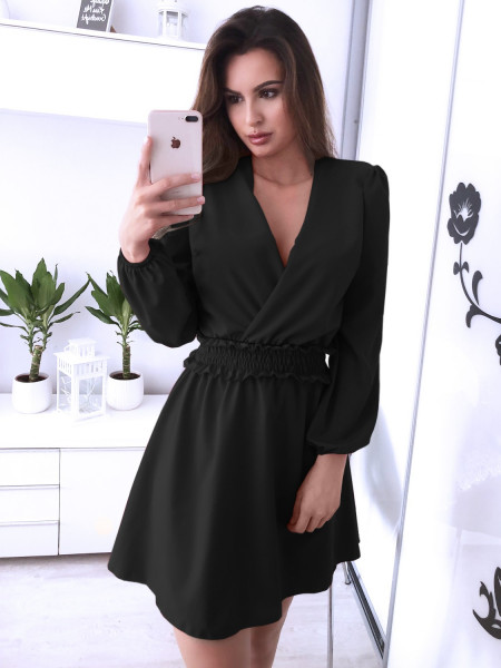 Sukienka z kopertowym...