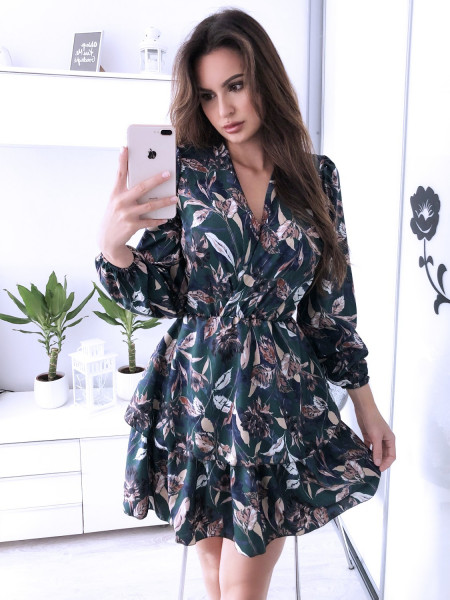 Rozkloszowana sukienka z... 2