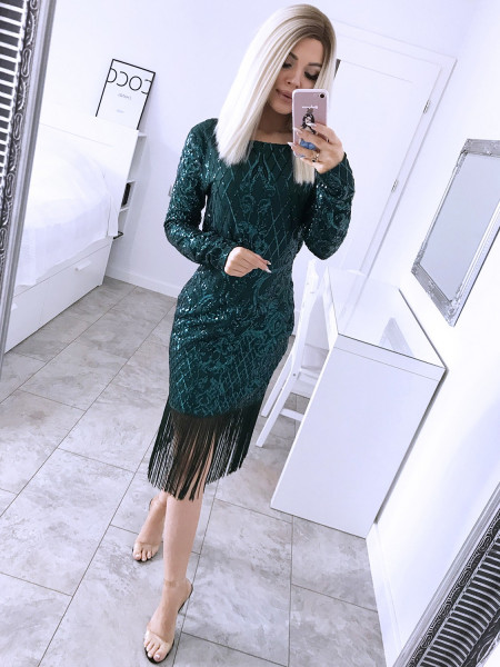 Cekinowa sukienka z... 2