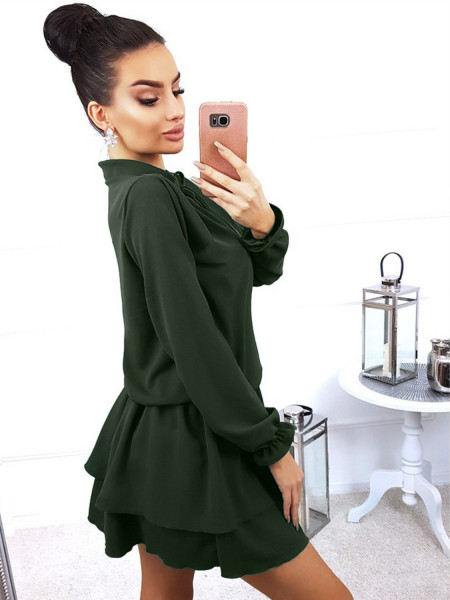 Rozkloszowana sukienka z...