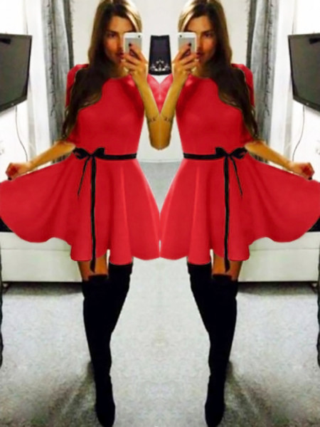 WP Rozkloszowana sukienka z...