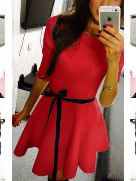 WP Rozkloszowana sukienka z... 2