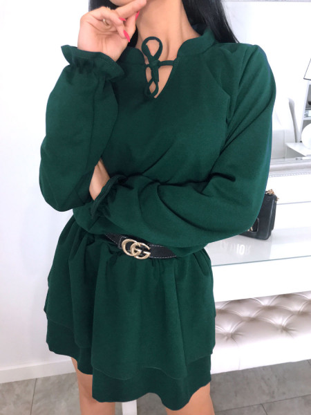 Rozkloszowana sukienka z...