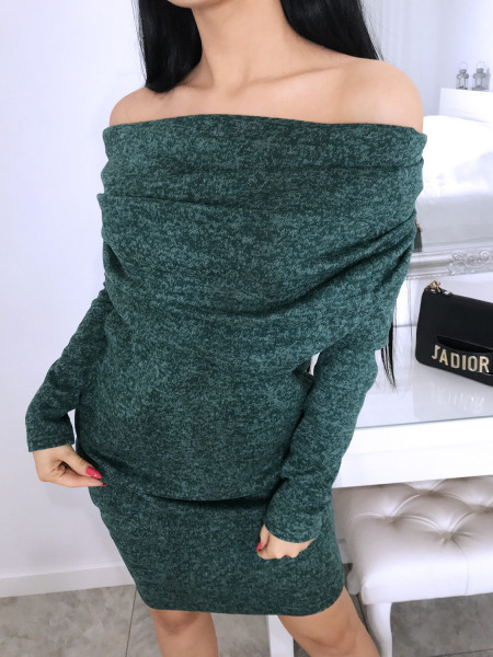 Sukienka bombka z kominem... 2