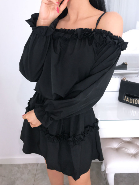 Kobieca mini sukienka z... 2