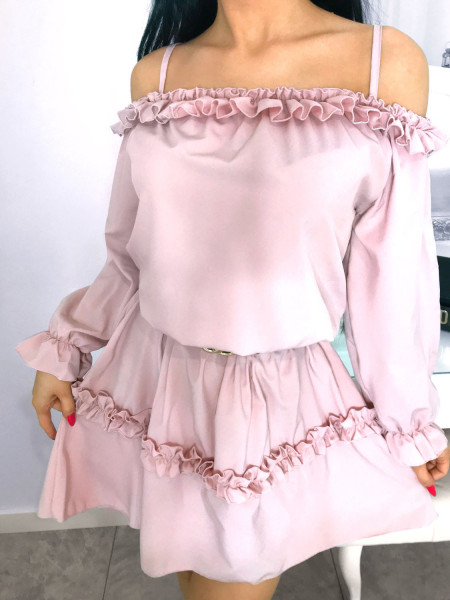 Kobieca mini sukienka z... 2