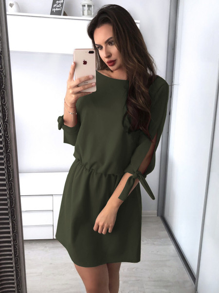 Sukienka mini z wiązaniem...